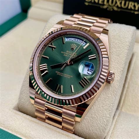 rolex daydate due colori|rolex day date 40 prices.